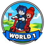 Scooter Duo World 1 Badge
